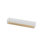 Stulpschachteln transparent inkl. Alu-Goldkarton