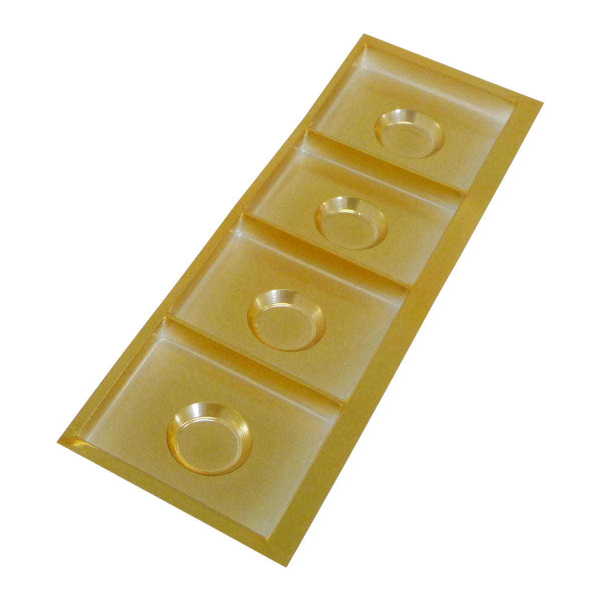 support thermoformé pour 8 petites bougies Ø 40 mm