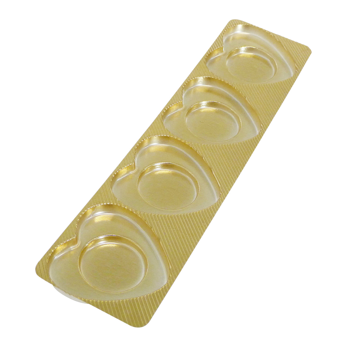 tiefgezogene Einlage für 4 Herzen