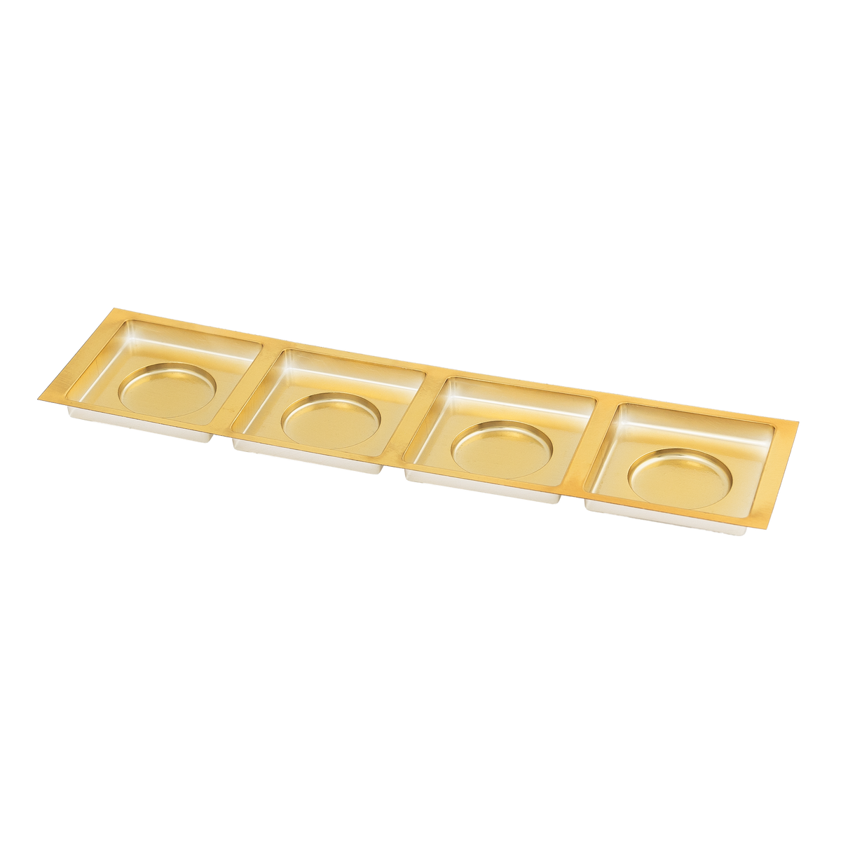 tiefgezogene Einlage für 4 Spezialitäten 45/45 mm