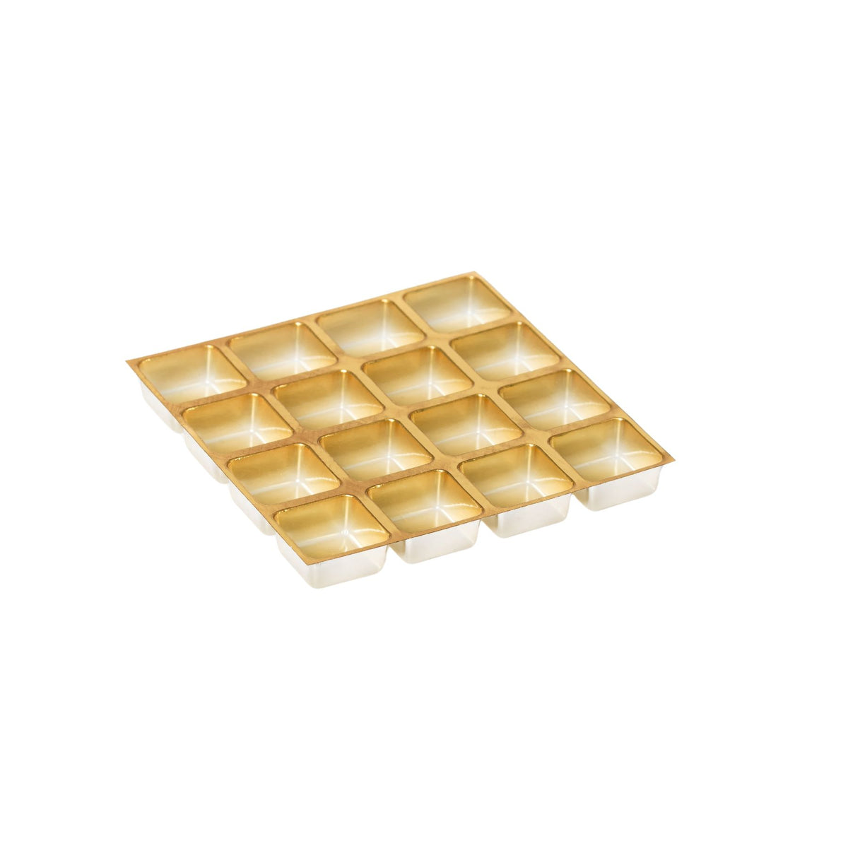 support thermoformé pour pralines assortis, 32/32 mm, noir