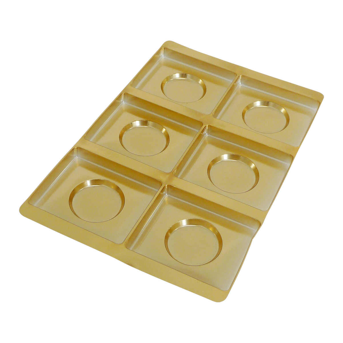 support thermoformé pour 8 petites bougies Ø 40 mm