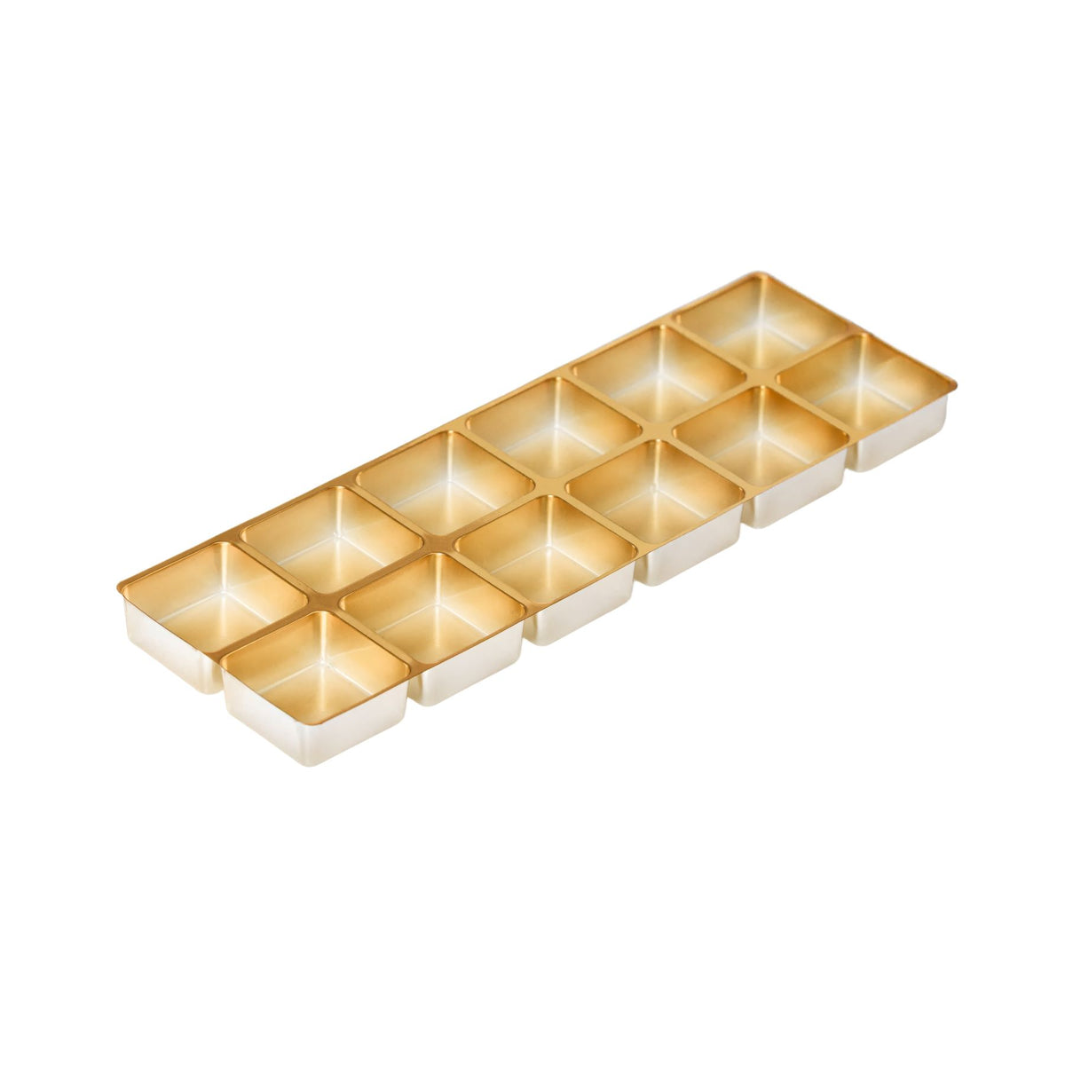 tiefgezogene Einlagen für 12 Pralinen assortiert, 32/32 mm