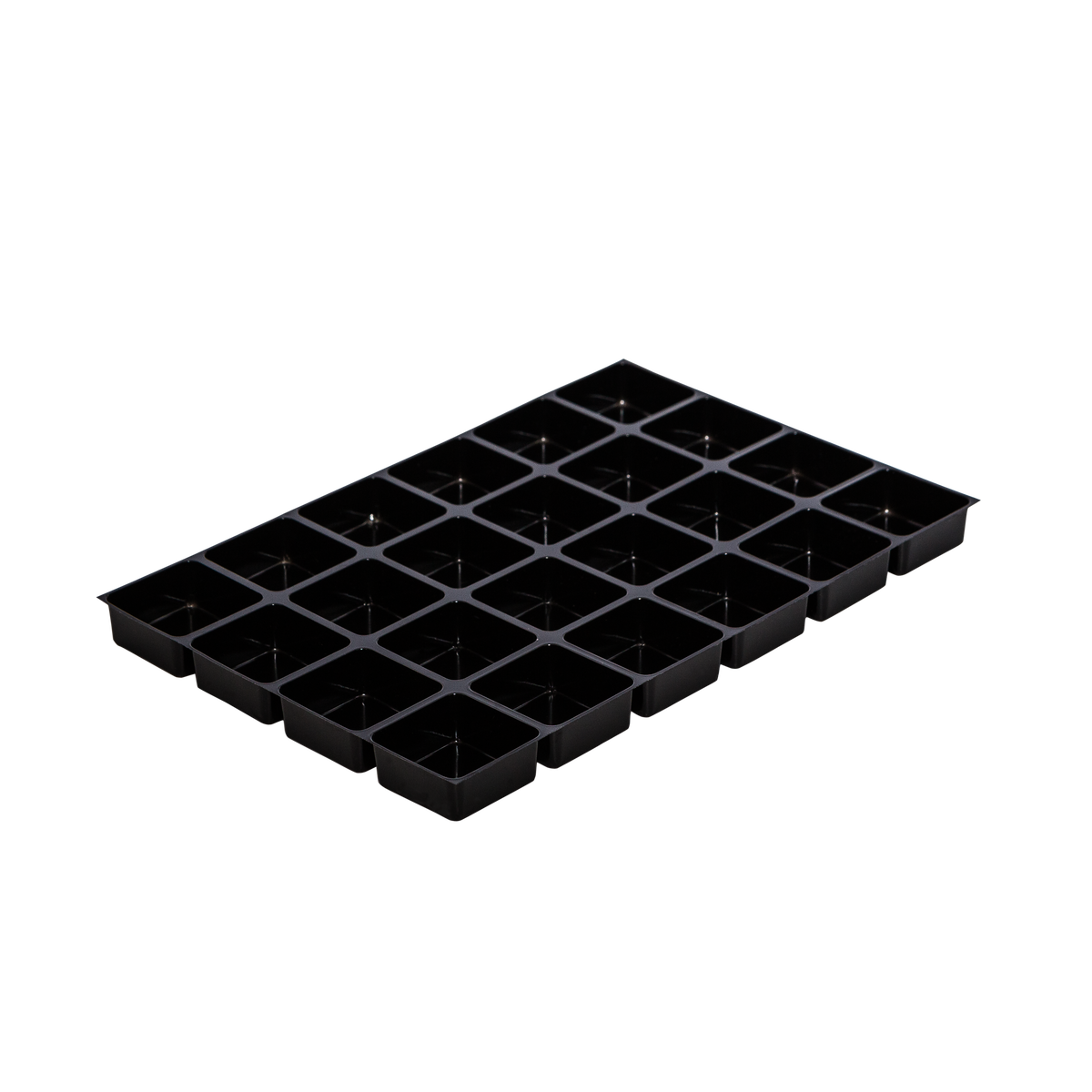 tiefgezogene Einlagen für Pralinen assortiert, 32/32 mm, schwarz