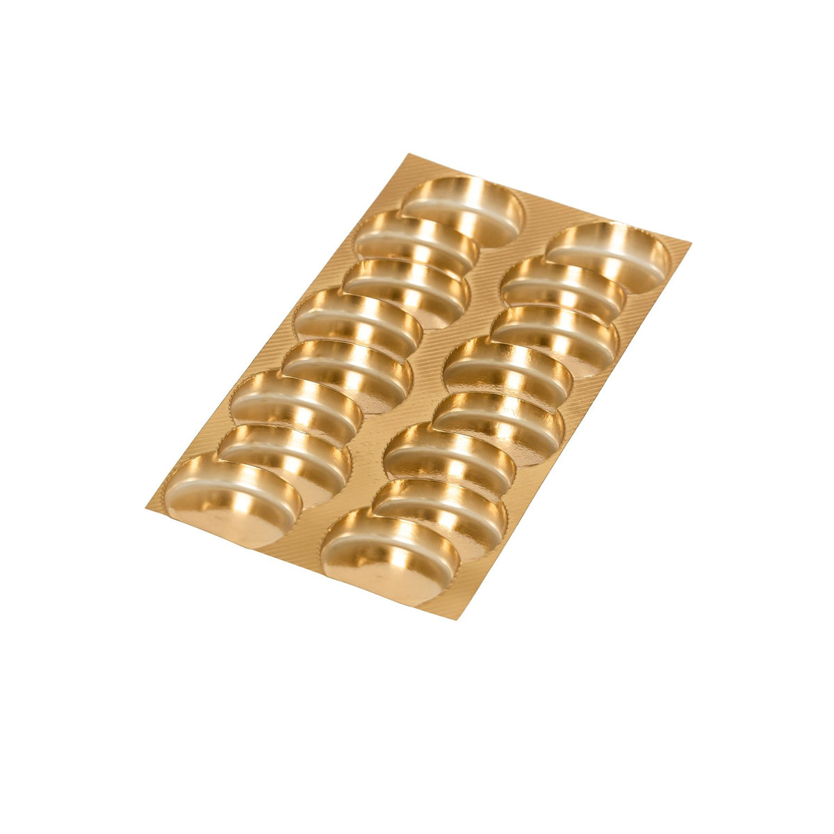 support thermoformé pour 8 petites bougies Ø 40 mm