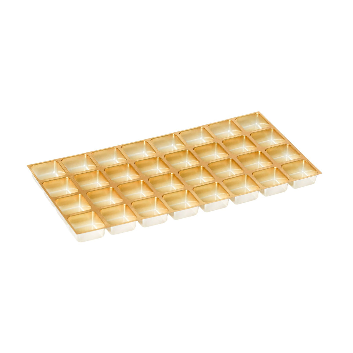 support thermoformé pour pralines assortis, 32/32 mm, noir
