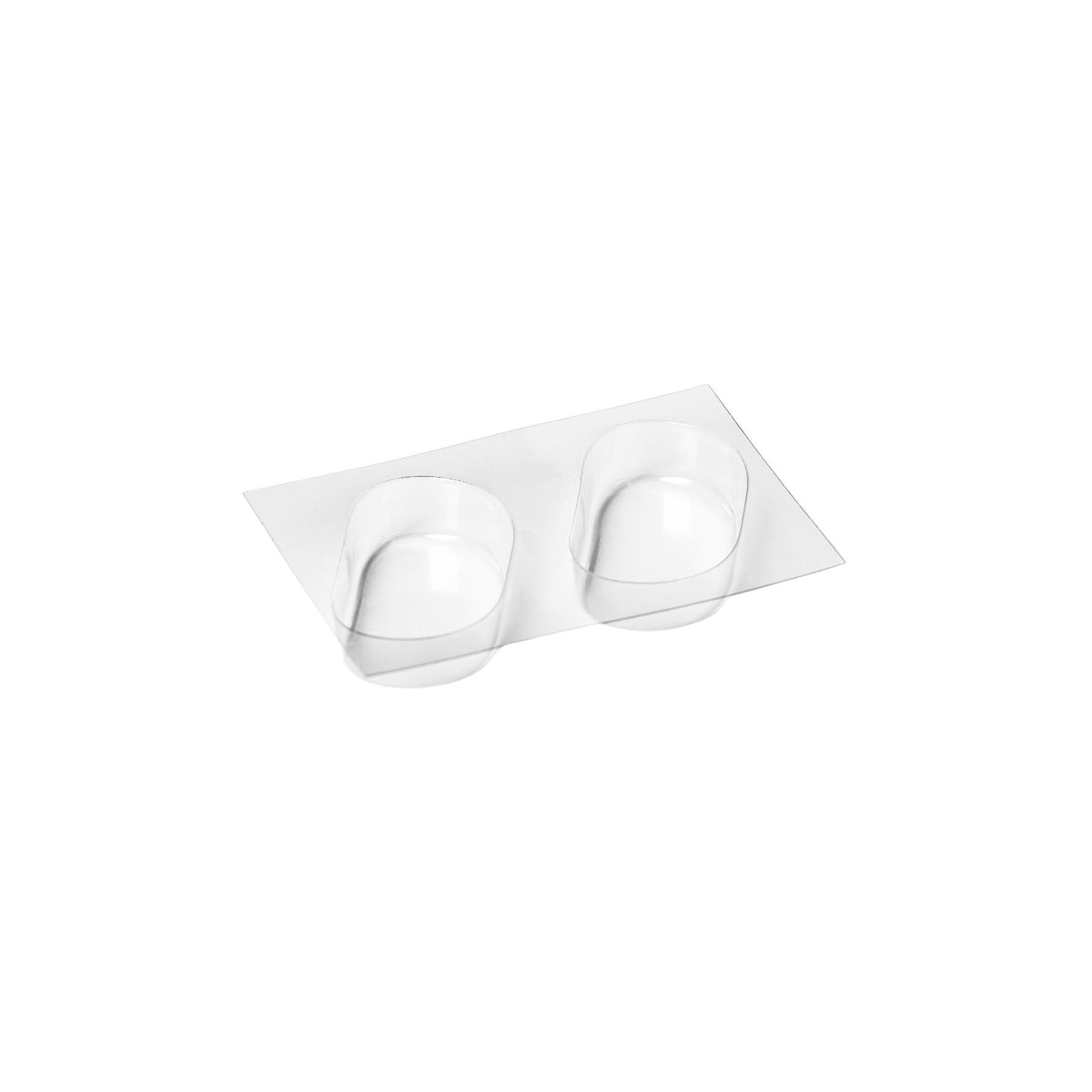 support thermoformé avec 3 cavitées 70/35 mm