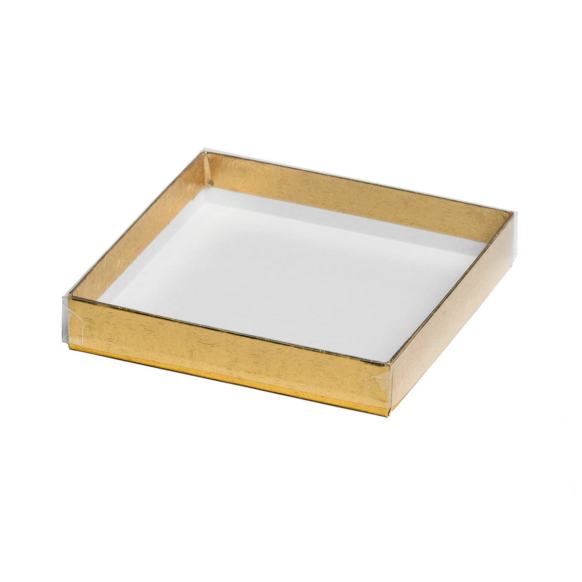 Boîtes à couvercle pour spécialités, or