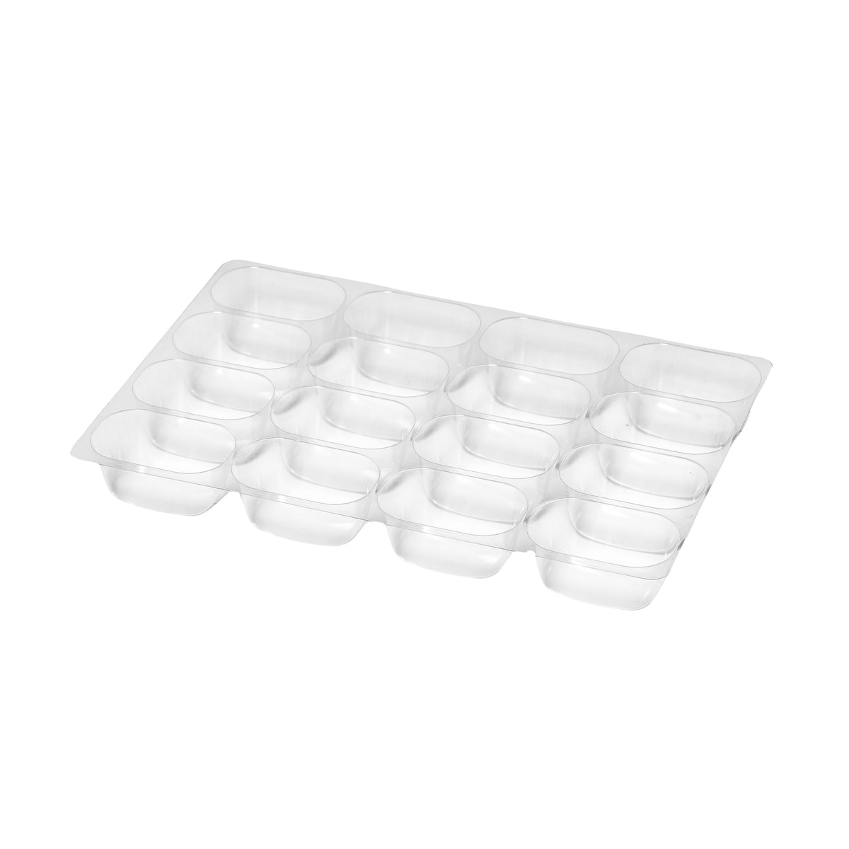 support thermoformé pour pralinés assortis, 32/32 mm, or