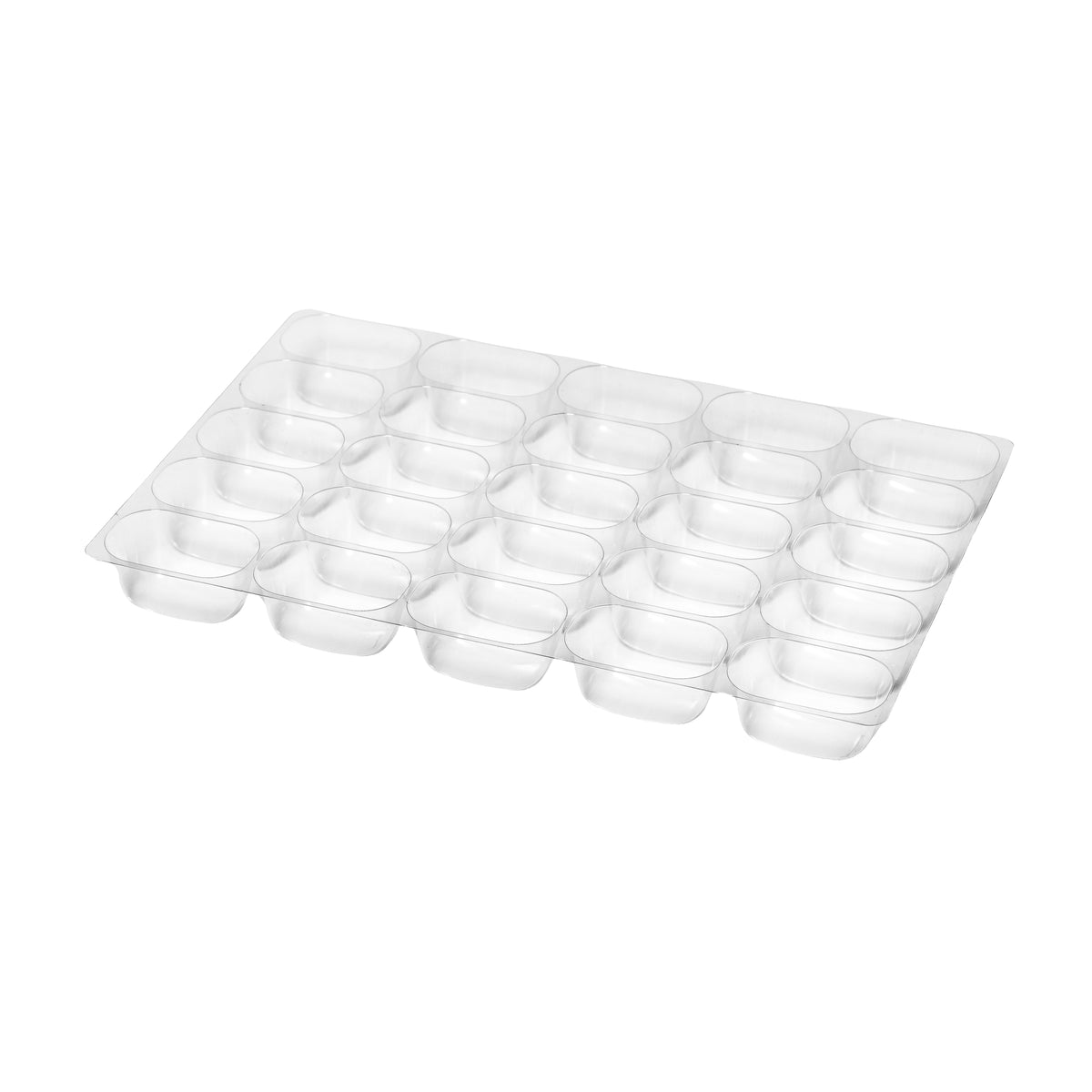 support thermoformé pour pralinés assortis, 32/32 mm, or