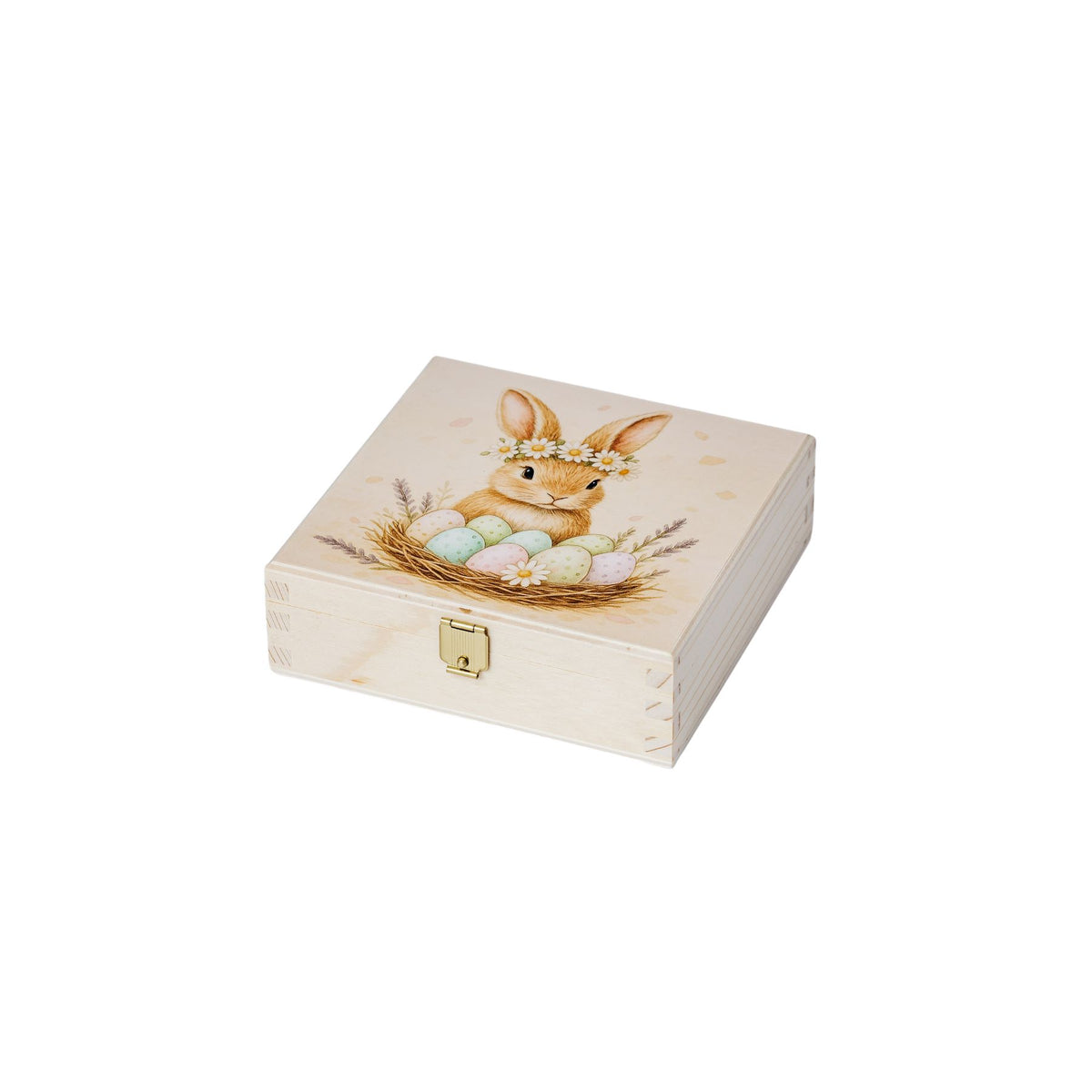 Schachteln aus Holz mit Ostermotiv