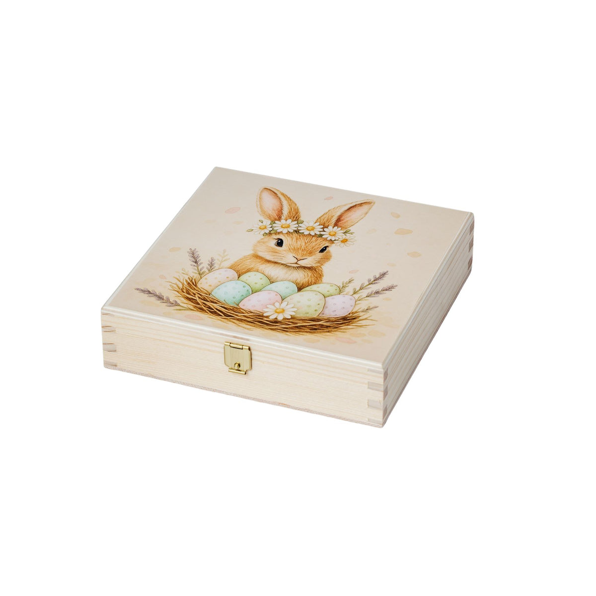 Schachteln aus Holz mit Ostermotiv