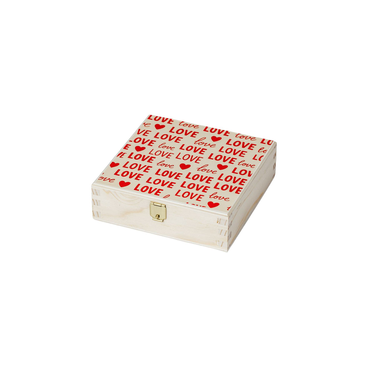 Schachteln aus Holz "Love"