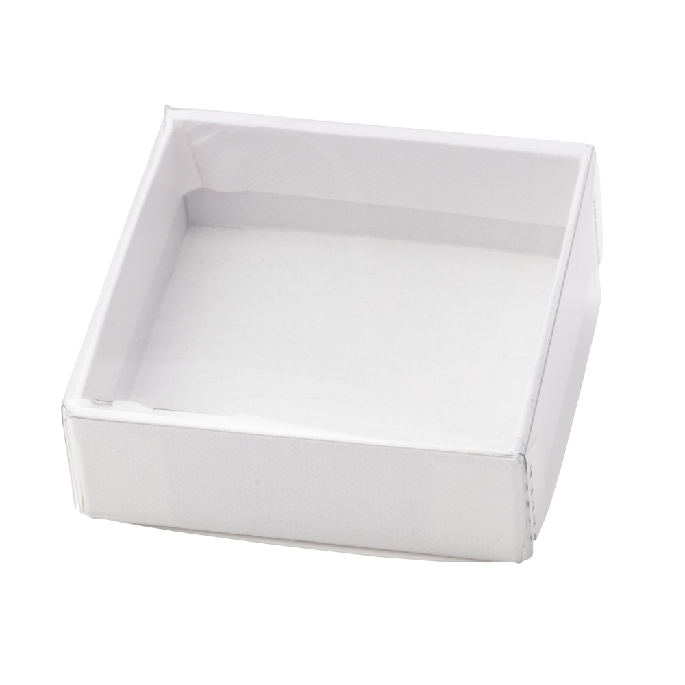 Boîtes à couvercle pour spécialités, blanches