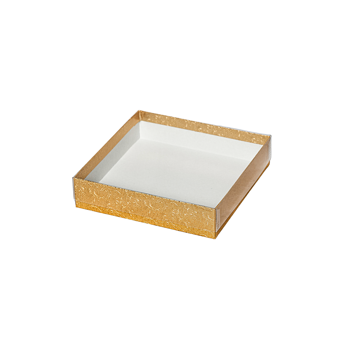 Boîte à couvercle avec partie inférieure en carton noir