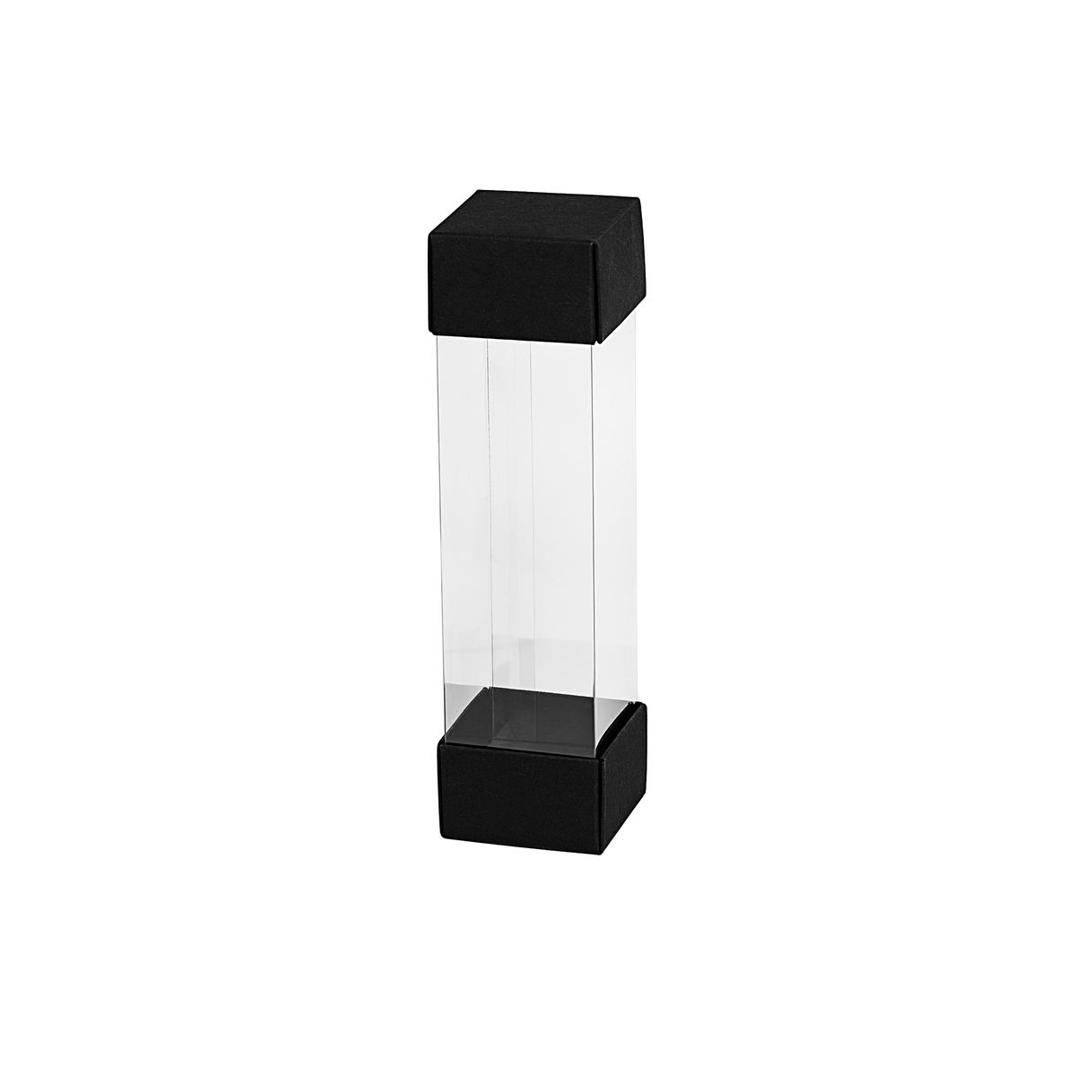 Boîte pliante transparente