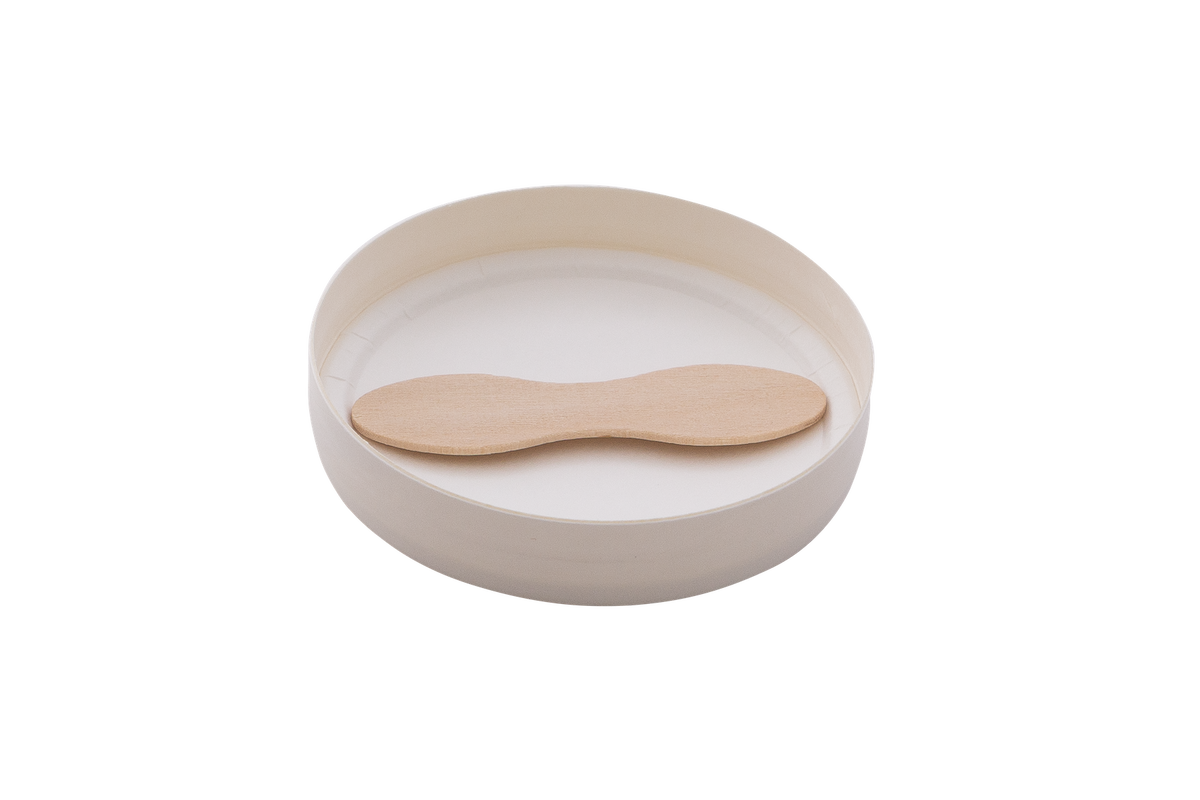 Deckel mit Holzlöffelchen zu Glacébecher 3036, 3136, 3236