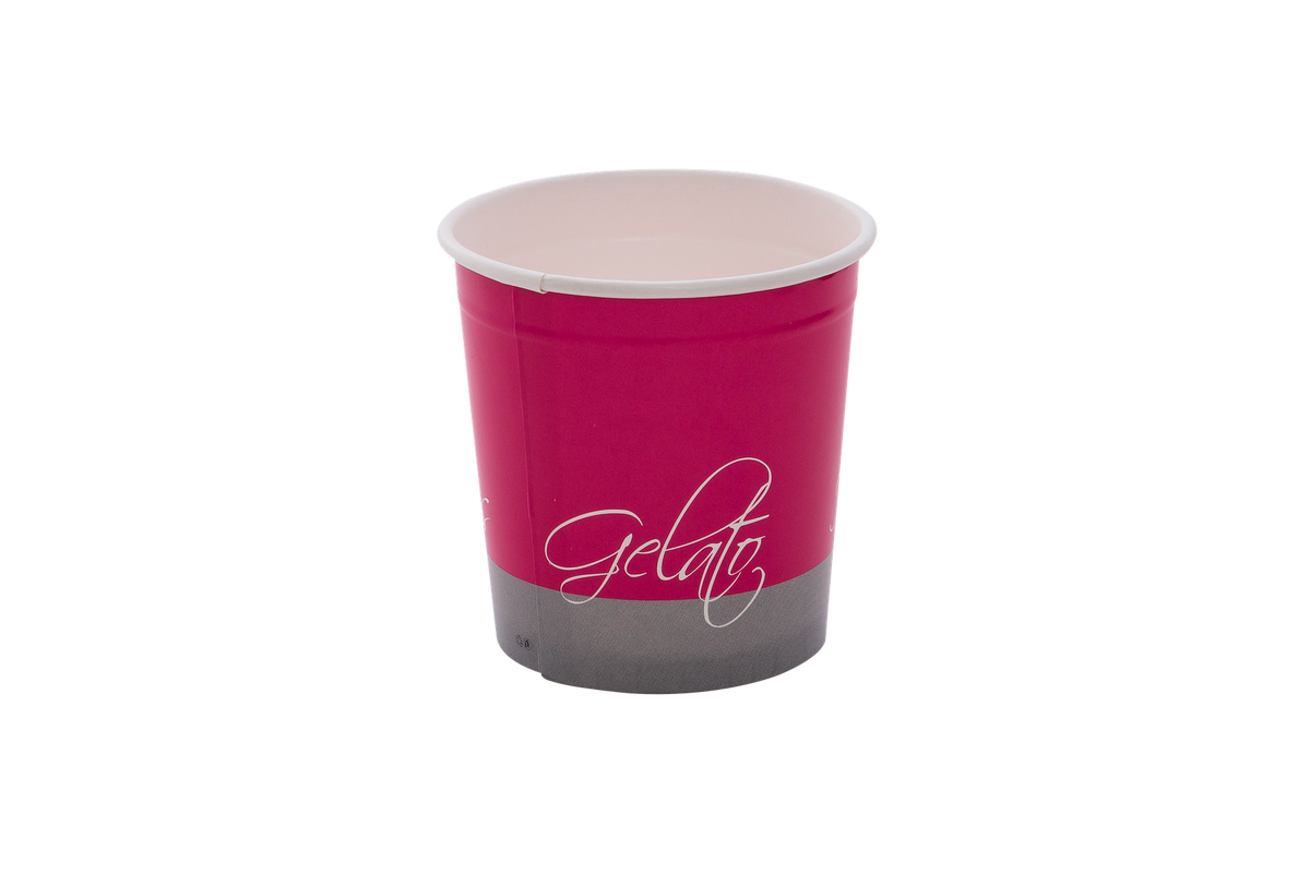 Gobelet à glace en carton coloré