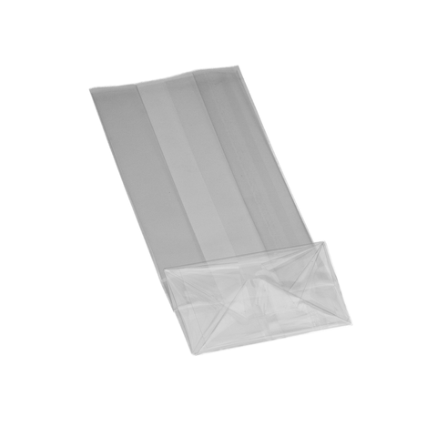 Klotzbodenbeutel transparent